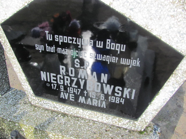 Roman Niegrzybowski 1947 Człuchów - Grobonet - Wyszukiwarka osób pochowanych